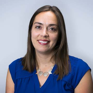 Portrait of PRB staff member Elizabeth Leahy Madsen.